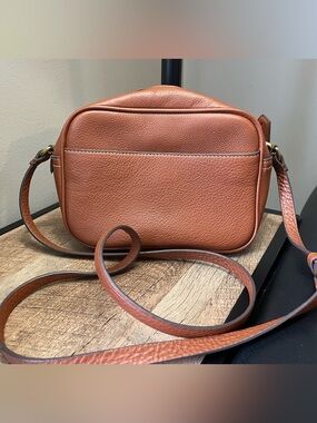 J. Crew Brown Leather Crossbody Bag